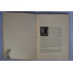 Miejskie Muzeum Przemysłu Artystycznego - Katalog Wystawy Grafiki Jakubowskiego Stanisława z Krakowa - Lwów maj 1930 - egzemplarz nr 8 + drzeworyty+kwasoryt + pieczątka Rudolf Mękicki RZADKIE