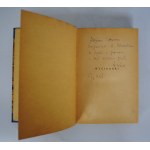 Kornel Makuszyński - Wycinanki- Warszawa 1926 - oprawa JAN TEODOR HEWAK LWÓW - dedykacją Makuszyńskiego dla K. Ostrowskiego + Ex libris