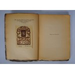 Jarosław Iwaszkiewicz - Dionizje - Warszawa 1922 + Exlibris + podpis autora RZADKOŚĆ