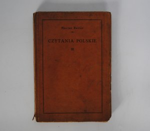 Marjan Reiter - Polish Readings - Lviv 1930