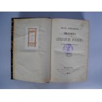Juljan Bartoszewicz - Historja Literatury Polskiej - Warszawa 1861 + Exlibrisy (Władysława Koglarskiego, Bolesława Śliwickiego, Adama Małaszewskiego)