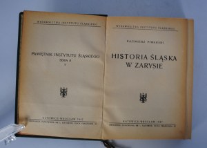 Kazimierz Piwarski - History of Silesia - Katowice 1947