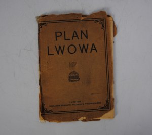 Publishing House of the Polish Bookstore - Bernard Poloniecki - in Lviv - Plan of Lviv 1908
