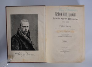 Among the Nights and Ice - Norwegian polar expedition - Fridtjof Nansen Warsaw general store at Gebethner and Wolff Bookstore - Warsaw 1898