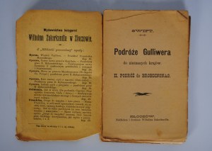 SWIFT [Jonathan] - Gulliver's Travels to Unknown Countries. [Vol.] 2 and 4. Zloczow [1893-1894] 1928
