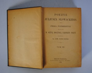 Library of Polish Writers - Poezye Juliusza Słowackiego - Volume VII - Mikolow-Warsaw 1909