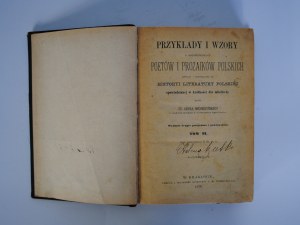 Examples and Patterns from the Most Delightful Poets and Prose Writers of Poland - Volume II - Krakow 1878