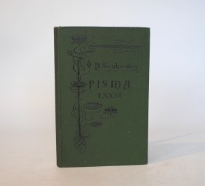 Writings of Henryk Sienkiewicz - Volume LXXXI - Warsaw 1906.