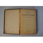 Historya Literatury Polskiej - Maryan Dubiecki - Warszawa 1888 - Nakładem Maurycego Orgelbranda