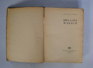Jules Verne - Two Years of Vacation - Warsaw 1956 - Nasza Księgarnia Warszawa