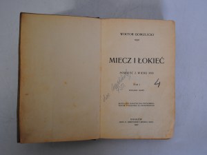 Sword and Elbow - Wiktor Gomulicki - Volume I new edition - Krakow 1907