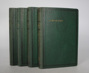 Juliusz Słowacki - Works - Published by Karol Miarki in Mikołów 1921 - Collection of 4 Volumes