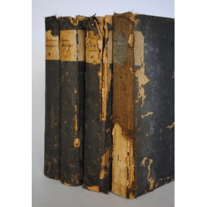 Dyionizy Frayssinous - Obrano Chrystianizmu Tom I,II,III,IV (Komplet) - Warszawa 1828