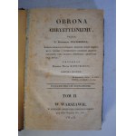 Dyionizy Frayssinous - Obrano Chrystianizmu Tom I,II,III,IV (Komplet) - Warszawa 1828