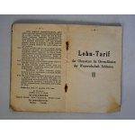 Taryfa Zarobkowa dla Zdunów Górnego Śląska Województwa Śląskiego - Katowice 1932 - [Rzadkość]