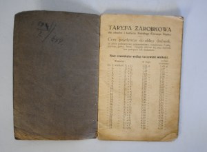 Zarobkowa Tarfa dla zdunów i taflarze Polskiego Górnego Śląska - Katowice 1926 [Rarity].