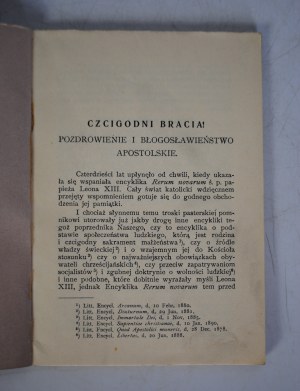 Encyclical letter of His Holiness Our Lord Pius XI - Warsaw 1933 - Catholic Publishing Society 