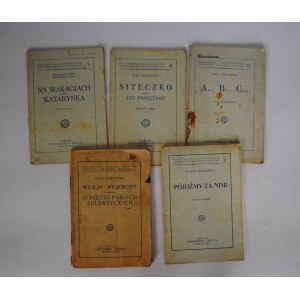 Zbiór 5 Książek 1930-1935 r. - Biblioteka Uniwersytetów Ludowych i Młodzieży Szkolnej - Nakład Gebethnera I Wolffa W Warszawie