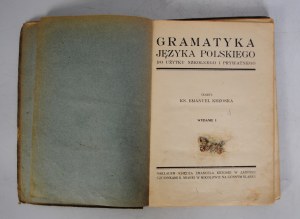 Rev. Emanuel Krzoska - Grammar of the Polish Language - First Edition - Published by Rev. Emanuel Krzoska In Zaborze