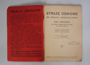 Tadeusz Brzozowski - Fire Brigades In Villages And Towns - Stamp of the Head of Ochot. Fire Brigade in Wojkowice-Komorny - Warsaw 1917.
