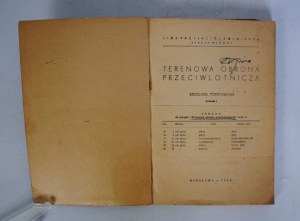 Editor A. Wardęga - Terenowa Obrona Przeciwlotnicza - Basic Training - League of Friends of Soldier - Warsaw 1953.