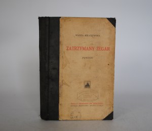 Wanda Miłaszewska - Stopped Clock - St. Adalbert's Bookstore - Great Beaver-Warsaw 1923-25. - Stamp of the Association of Polish Male Youth in Miedzyrzecz