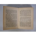 Aleksander Bruckner - Walka o język 1917 r. - Na okładce wlepka S.A. Krzyżanowski Księgarnia I Skład Nut Kraków - Pieczątka Niedziela Hugon Nowa Wieś Koło Król. Huty.