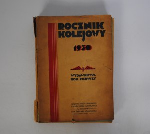 Railroad Yearbook - Publications Year One 1930 - Issued by the Union of Polish Railway Lawyers in Warsaw - Ministry of Communications.
