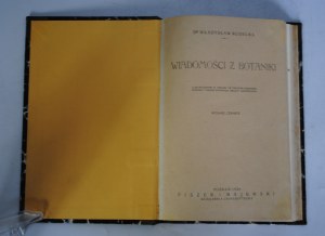 Dr. Wladyslaw Kudelka - News from Botany - Fiszer I Majewski University Bookstore - Poznan 1928.