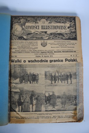 News Illustrated - Collection of Publications from No. 2-3 to No. 26 - Krakow 1919.