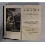 Moralische Bilderbibel - Biblia Obrazkowa - Tom I II III IV V - Exlibris De Waldner De Freundstein - Gotha 1805-1812 r. [Rzadkość]