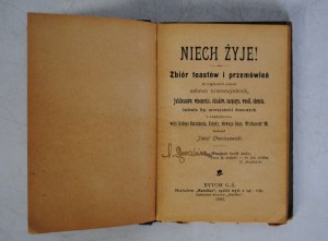 Jozef Chociszewski - Long Live! - A Collection of Toasts and Speeches to be Delivered at Social Assemblies - Published by 