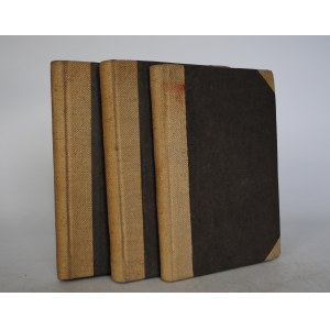Arnold Bennett - Pan Prohack - Tom I II III - Pieczątka Biblioteka Cieszyńskich - 1926 r.