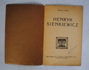Tadeusz Uhma - Henryk Sienkiewicz - M.J. Wyganowskis stamp - Folk School Society In Cracow - 1925.