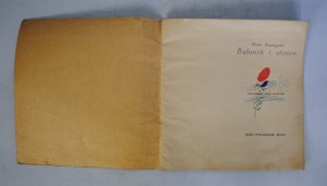 Anna Przemyska - Balloon And Sun - Illustrated by Józef Wilkoń - Biuro Wydawnicze Ruch Warsaw 1960. - First Edition