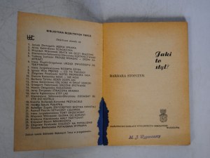 Barbara Stopczyk - What Style Is It ? - Państwowe Zakłady Wydawnictw Szkolnych Warsaw 1968. - Illustrations by Wacław Siemiątkowski - First Edition