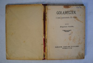 Krzysztof Szmidt - Gołąbeczek I Inne Opowiadania dla Dzieci - Nakładem Księgarni Popularnej W Warszawie - Stamp Public Szkol Powszechna W Sosnowcu