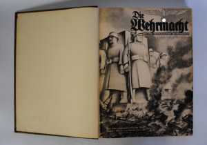 1940 Yearbook - Collection of Die Wehrmacht Newspapers From the 1940 Yearbook - From Number 1 to 26 - Bound by Master Bookbinder Georg Cake Oppeln (Opole) Sebastianstr. 4