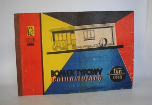 Ministry of Municipal Economy Bureau of Municipal Construction Projects - Typowy Domek Wolnostojący Typ-0148 - Warsaw 1959.