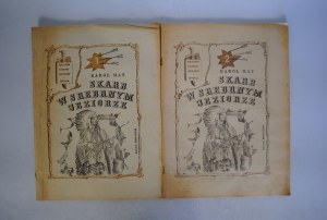 Charles May - Treasure in the Silver Lake Parts 1 and 2 - Adventure & Sensation Travel Library 1983. - Illustrated by Adam Koziak - First Edition
