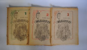 Charles May - Winnetou - Parts 1,2,3 - Illustrated by Andrzej Maciejewski - Adventure and Sensation Travel Library 1983 - First Edition