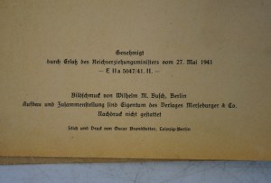 Wilhelm M. Buhl - Liederbuch Fur Volksschulen Oberschlesien - Songbook for the People's Schools of Upper Silesia - Approved by the Reich Minister of Education May 1941.