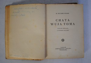 H. Beecher-Stowe - Uncle Tom's Cabin - Gebethner I Wolff's Edition - Printed From Plates At Omtur Printing House Warsaw - Warsaw 1948.