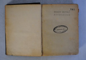 M. Breszko-Breszkowski - Bombs of the Roman Hotel - Stamp Bobljoteka Podoficerów Zaw. 3. P. Strz. Podhal.