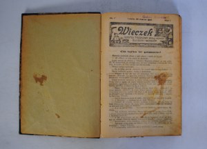 Evening Weekly Supplement of the New Century for Children and Youth - Lviv March 26, 1925. - Collection From No. 1 to No. 40 - Stamped by Antoni Rusiński