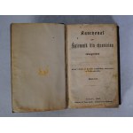 Kancyonał Czyli Śpiewnik Dla Chrześcijan Ewangelickich - Nakładem Ks. Jerzego Heczki - Drukarz Karol Prochaska - Cieszyn 1868 r.