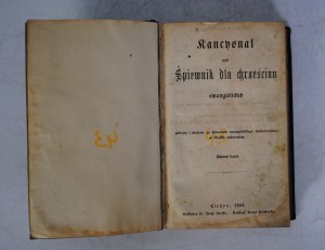 Kancyonał Czyli Śpiewnik Dla Chiewjan Chiewickich - Nakładem Rev. Jerzy Heczki - Drukarz Karol Prochaska - Cieszyn 1868.