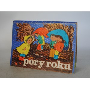 Pory Roku - Ilustrowała Anna Golis - Przedsiębiorstwo Papierniczo-Poligraficzne Prodryn - Będzin 1983 r - Pop-Up Rozkładana
