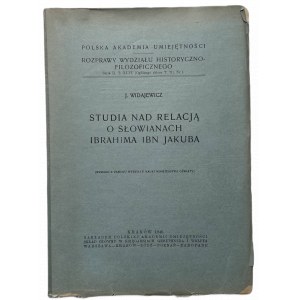 ŠTÚDIA O IBRAHIMOVI IBN JAKUBOVI O SLOVANOCH