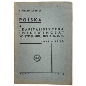 POLSKA A „KAPITALISTYCZNA” INTERWENCJA W STOSUNKU DO Z.S.R.R.